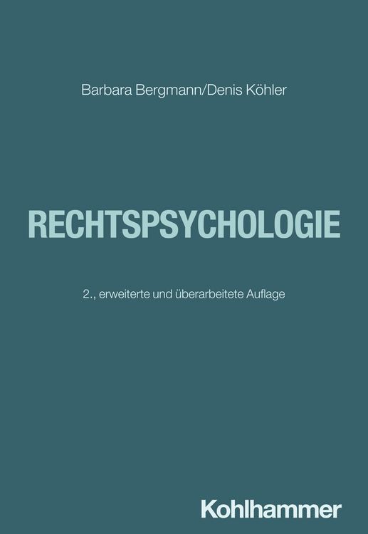 Produktbild: Rechtspsychologie