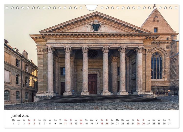 Produktbild: Visite de la Suisse (Calendrier mural 2026 DIN A4 vertical), CALVENDO calendrier mensuel