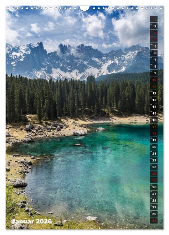 Produktbild: S&Uuml;DTIROL Idylle und historische Bauten (Wandkalender 2026 DIN A3 hoch), CALVENDO Monatskalender