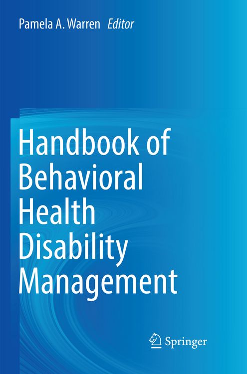 Produktbild: Handbook of Behavioral Health Disability Management