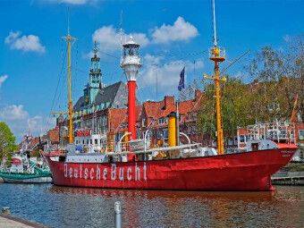 Produktbild: CALVENDO Puzzle Ostfriesland Emden | 1000 Teile Lege-Gr&ouml;&szlig;e 64x48cm Foto-Puzzle f&uuml;r gl&uuml;ckliche Stunden