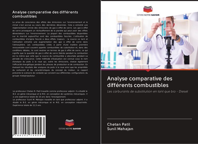 Produktbild: Analyse comparative des diff&eacute;rents combustibles