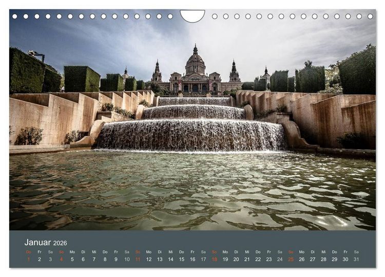 Produktbild: Barcelona - Faszinierende Architektur (Wandkalender 2026 DIN A4 quer), CALVENDO Monatskalender