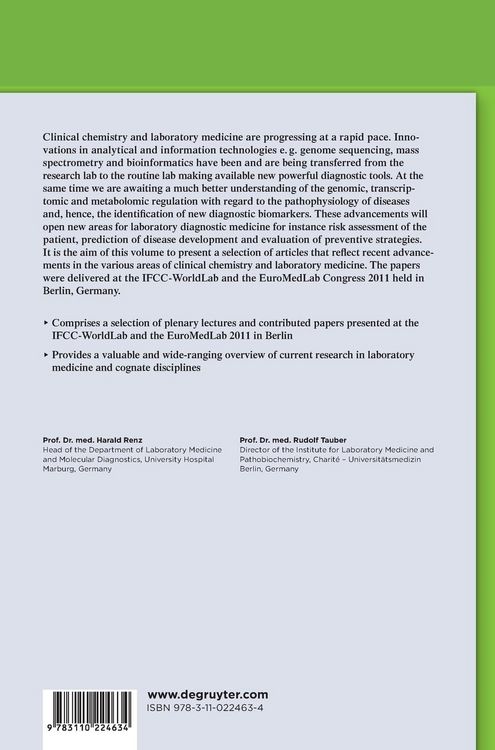 Produktbild: Advances in Clinical Chemistry and Laboratory Medicine