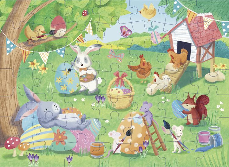 Produktbild: Mein buntes Mini-Puzzle &ndash; Endlich Ostern!