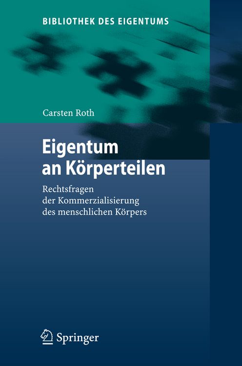 Produktbild: Eigentum an K&ouml;rperteilen