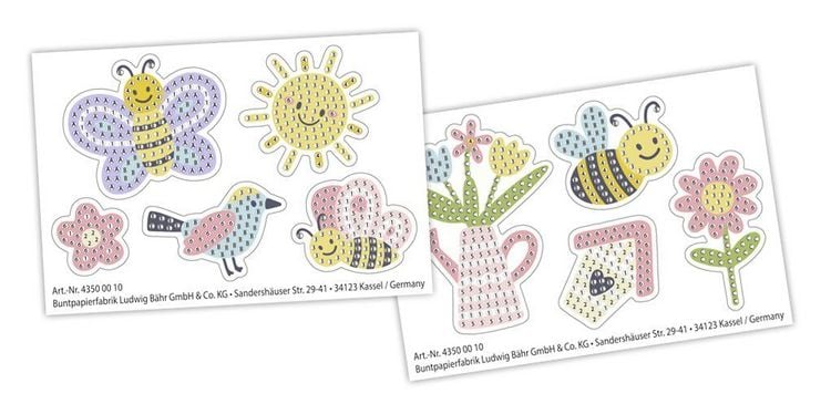 Produktbild: Diamond Painting Sticker "Garden"
