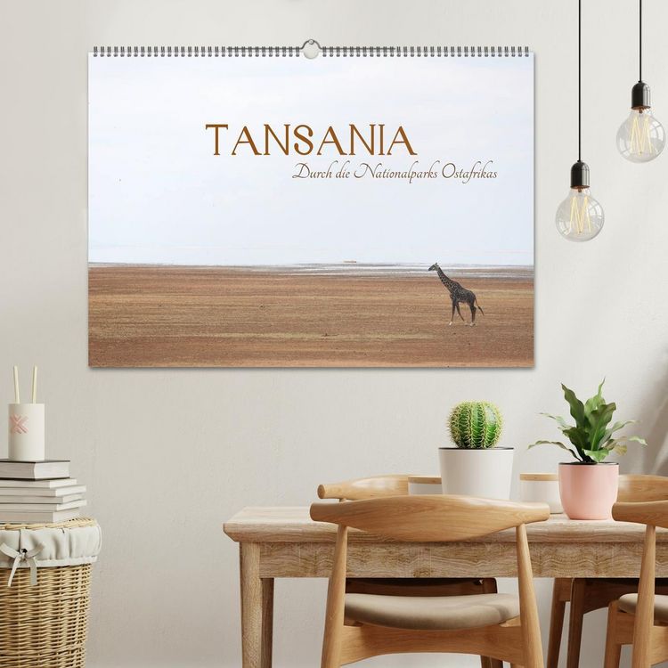 Produktbild: Tansania - Durch die Nationalparks Ostafrikas (Wandkalender 2026 DIN A2 quer), CALVENDO Monatskalender