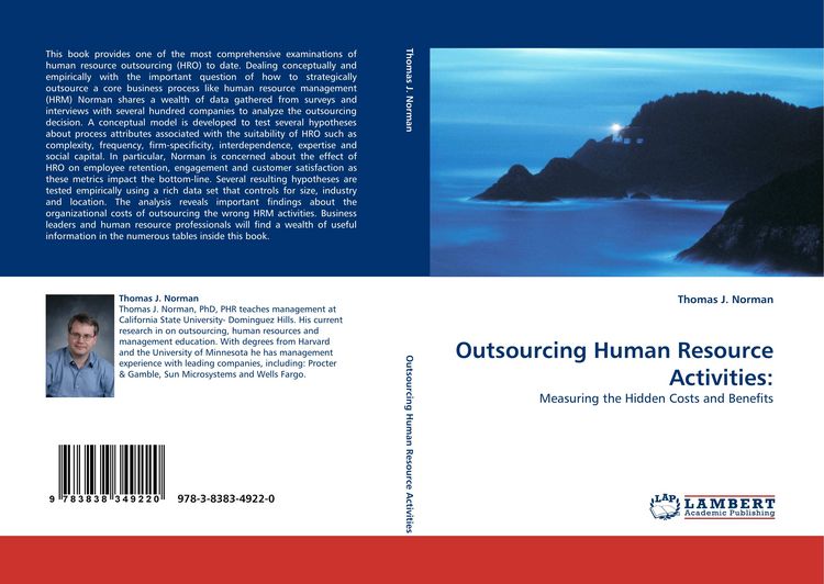 Produktbild: Outsourcing Human Resource Activities: