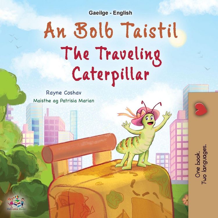 Produktbild: The Traveling Caterpillar (Irish English Bilingual Book for Kids)
