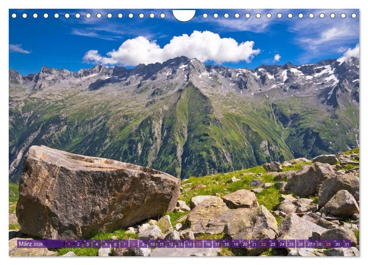 Produktbild: TIROL &ndash; Die Zillertalrunde (Wandkalender 2026 DIN A4 quer), CALVENDO Monatskalender