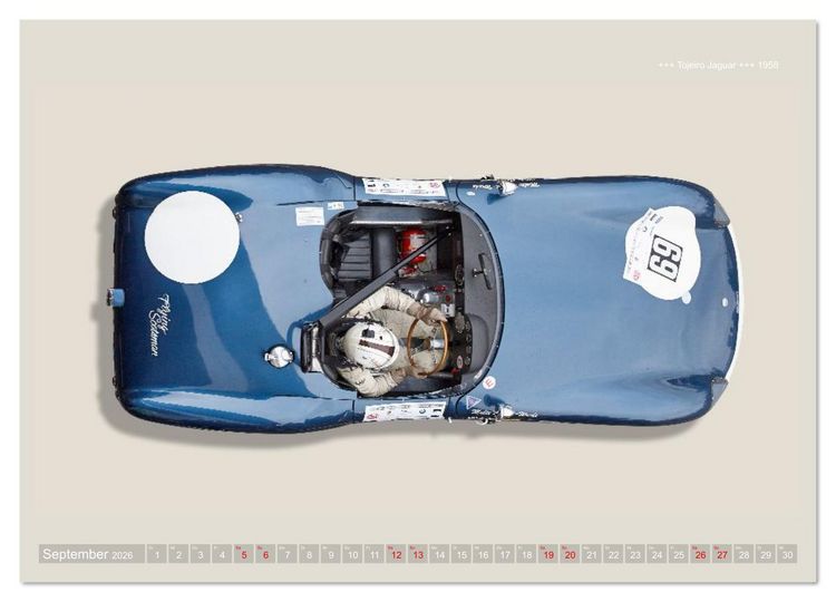 Produktbild: Two-Seater Racing Cars 1950-1960 (Wandkalender 2026 DIN A3 quer), CALVENDO Monatskalender
