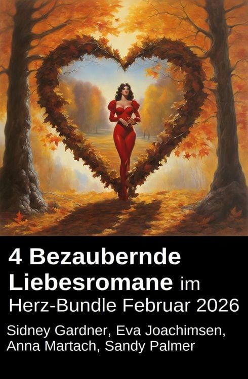 Produktbild: 4 Bezaubernde Liebesromane im Herz-Bundle Februar 2026