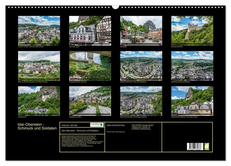 Produktbild: Idar-Oberstein - Schmuck und Soldaten (Wandkalender 2026 DIN A2 quer), CALVENDO Monatskalender
