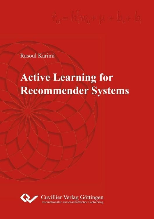 Produktbild: Active Learning for Recommender Systems