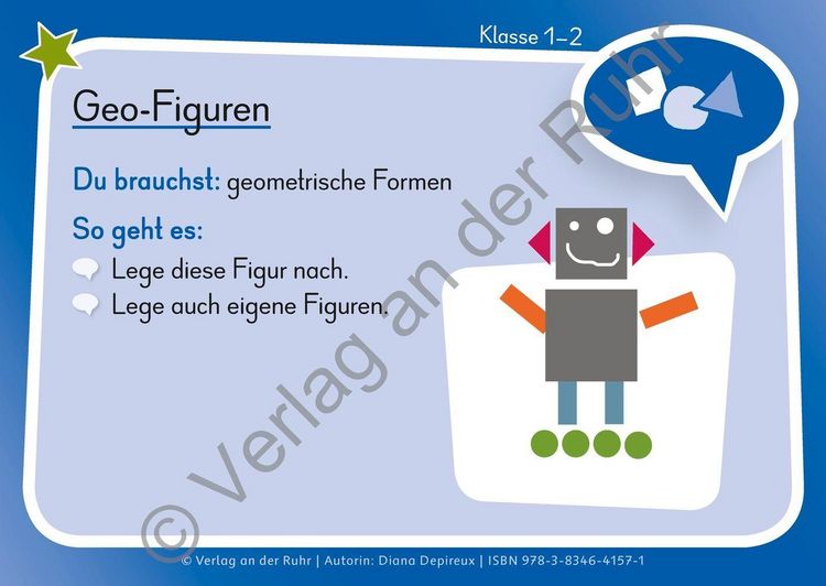 Produktbild: Eine Kartei f&uuml;r den Matheunterricht &ndash; Klasse 1/2