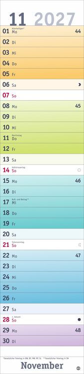 Produktbild: Bunte Wochen Langplaner 2027