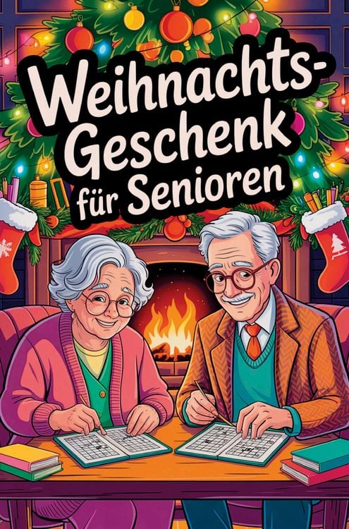 Produktbild: Weihnachtsgeschenk f&uuml;r Senioren - Das gro&szlig;e R&auml;tsel- und Mitmachbuch mit Sudoku, Kreuzwortr&auml;tseln, Wortsuchen & Ausmalbildern | Geschenke f&uuml;r Senioren