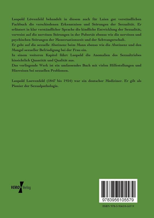 Produktbild: Sexualleben und Nervenleiden