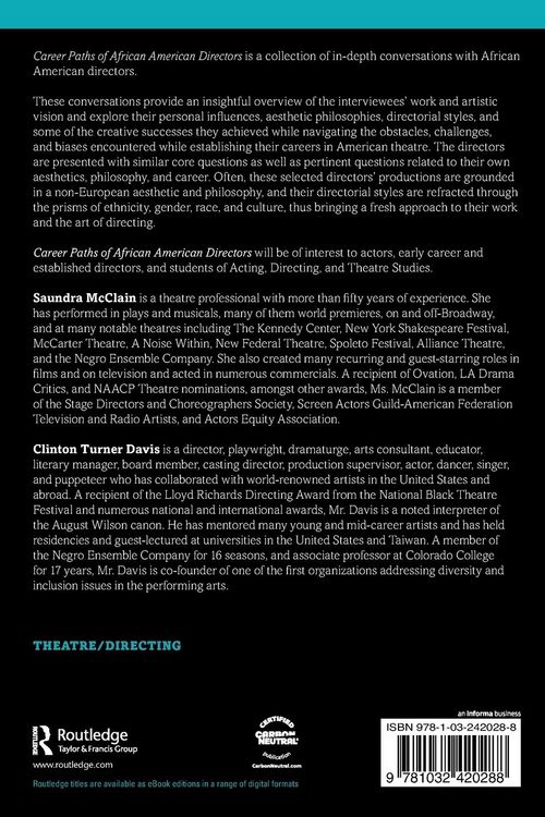 Produktbild: Career Paths of African American Directors