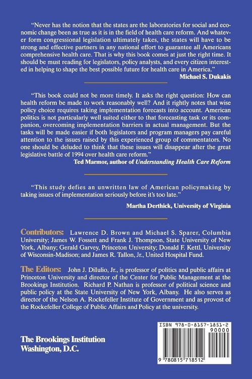 Produktbild: Making Health Reform Work