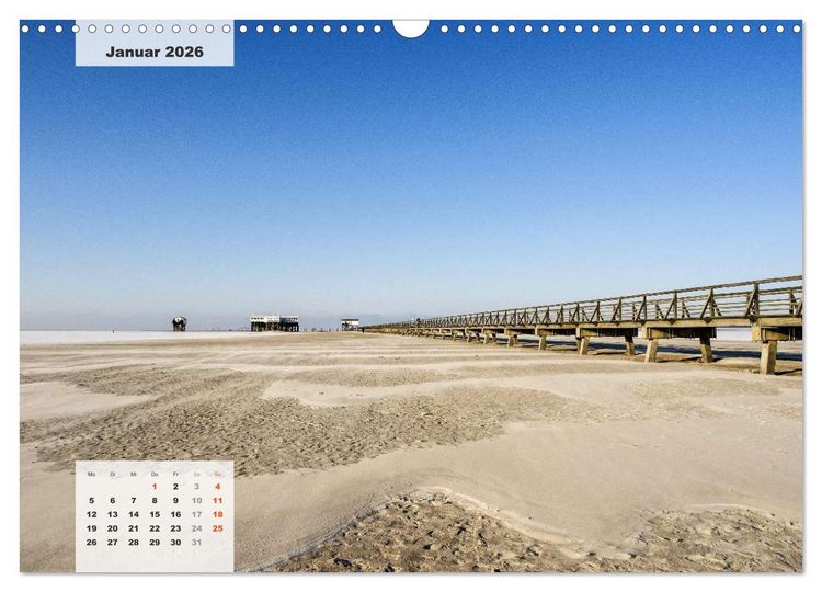 Produktbild: Nord-Ostsee Impressionen (Wandkalender 2026 DIN A3 quer), CALVENDO Monatskalender