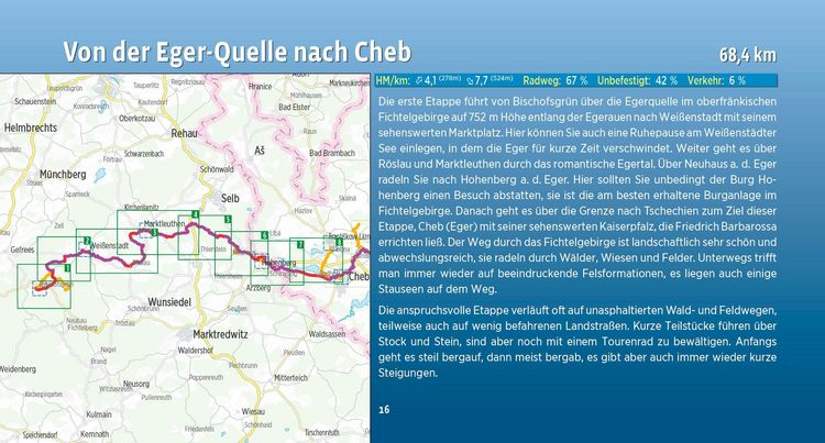 Produktbild: Eger-Radweg &bull; Ohře-Radweg