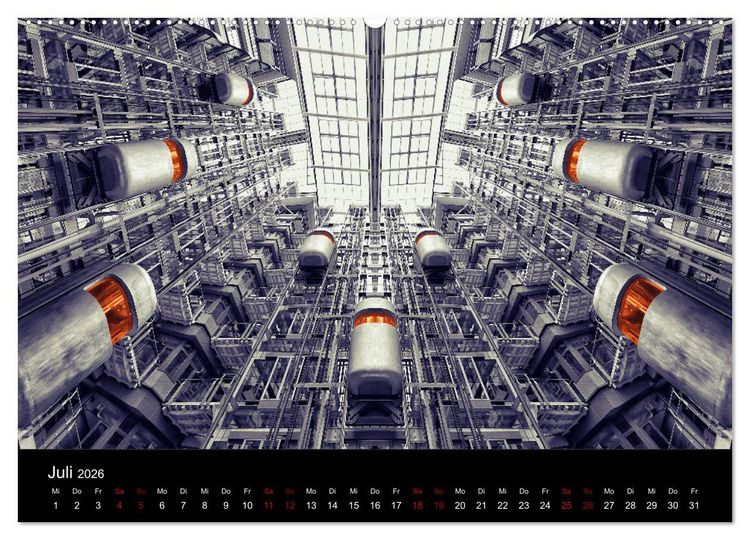 Produktbild: Welt der Aufz&uuml;ge (Wandkalender 2026 DIN A2 quer), CALVENDO Monatskalender