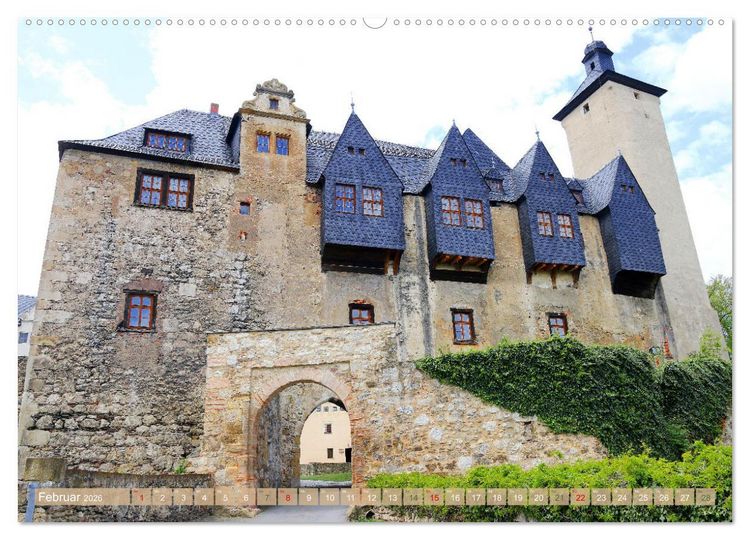 Produktbild: Rund um P&ouml;&szlig;neck - Im Saale-Orla-Kreis (Wandkalender 2026 DIN A2 quer), CALVENDO Monatskalender