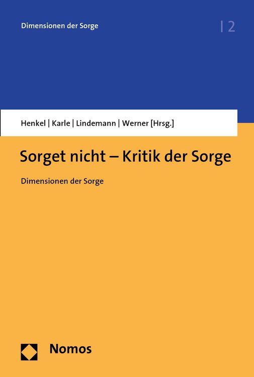 Produktbild: Sorget nicht - Kritik der Sorge