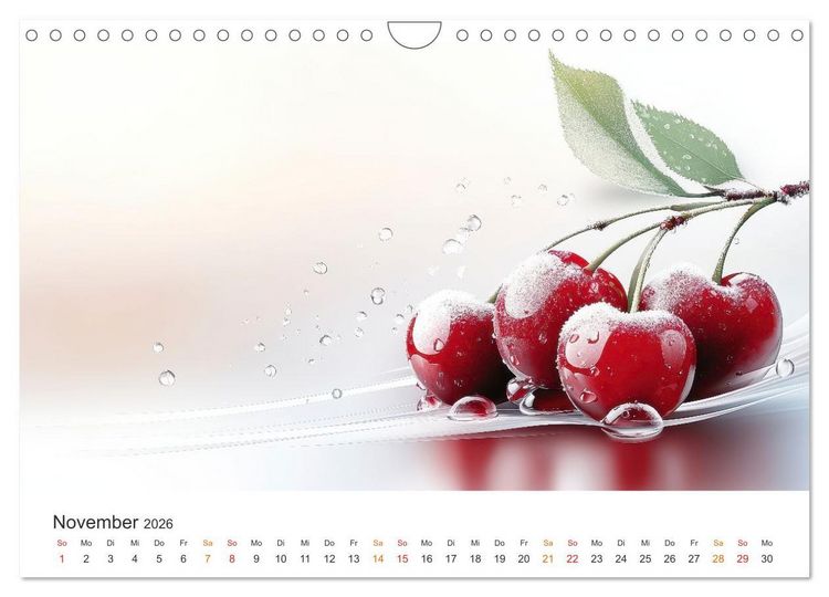 Produktbild: Gartenkalender - Symphonie aus Obst und Fantasie (Wandkalender 2026 DIN A4 quer), CALVENDO Monatskalender