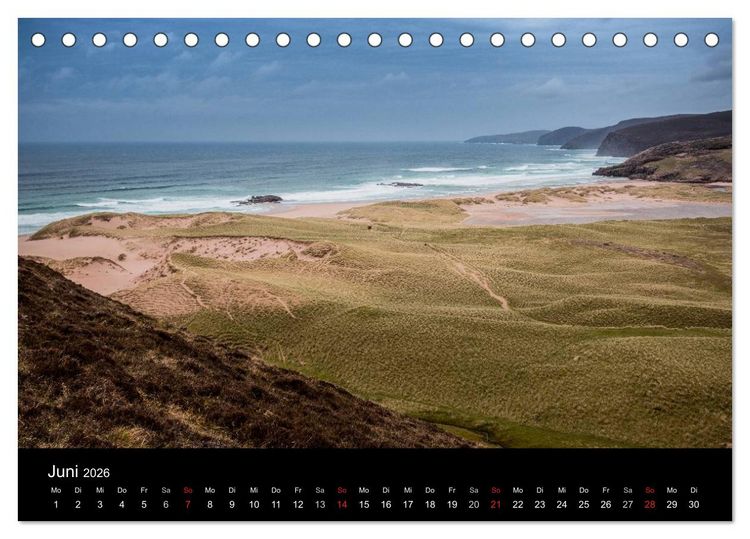 Produktbild: Die Highlands - Schottlands rauher Nordwesten (Tischkalender 2026 DIN A5 quer), CALVENDO Monatskalender