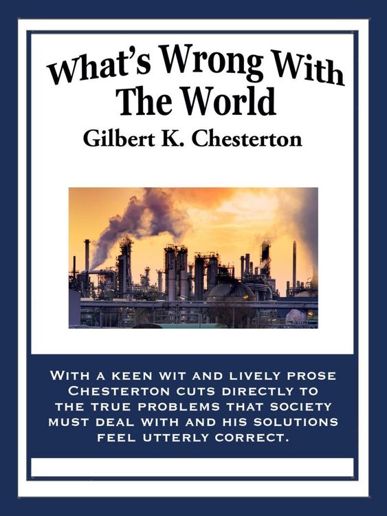 Produktbild: What's Wrong with the World