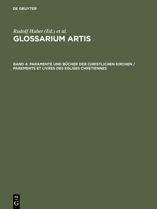 Produktbild: Paramente und B&uuml;cher der christlichen Kirchen / Parements et Livres des Eglises Chretiennes