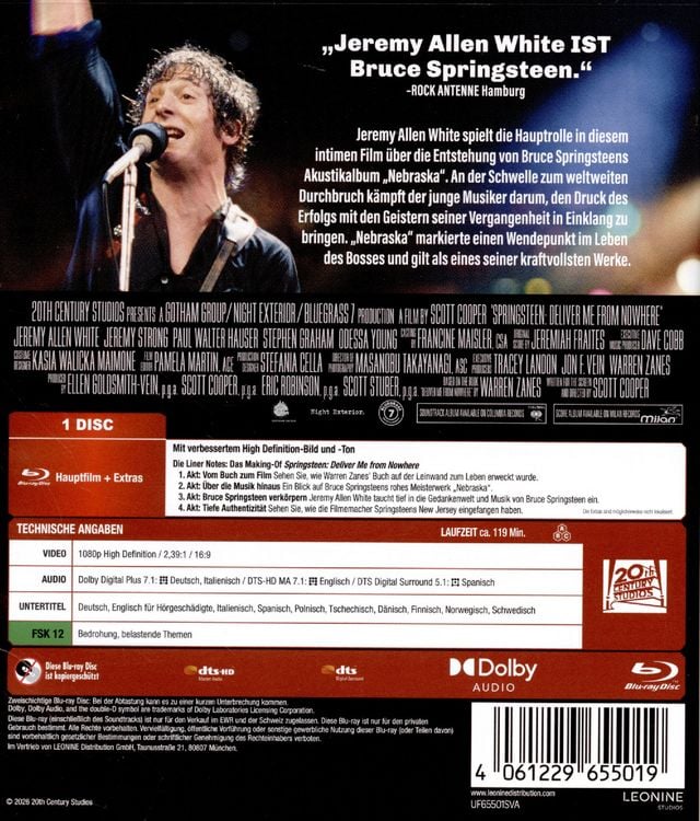 Produktbild: Springsteen - Deliver Me from Nowhere
