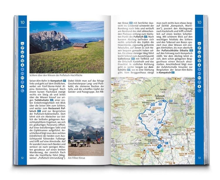 Produktbild: KOMPASS Wanderf&uuml;hrer Seiser Alm, Langkofel, Schlern, Tierser Tal - Herausragende Dolomiten, 35 Touren