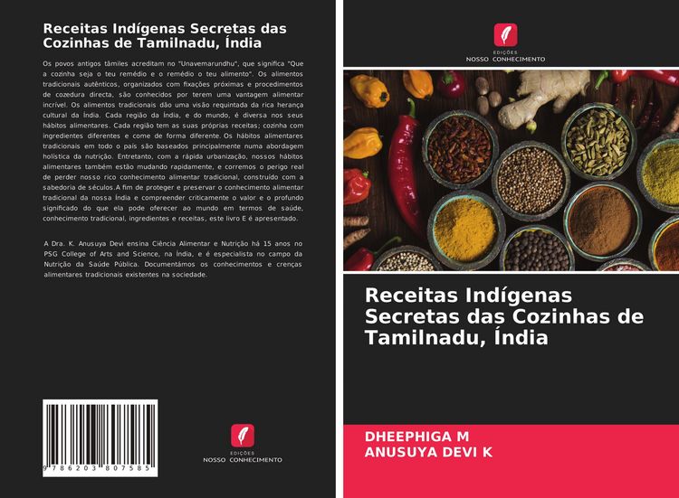 Produktbild: Receitas Ind&iacute;genas Secretas das Cozinhas de Tamilnadu, &Iacute;ndia