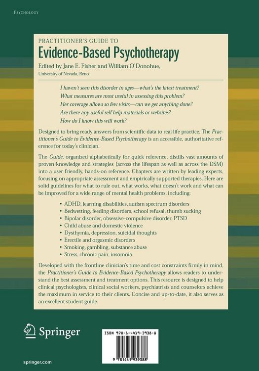 Produktbild: Practitioner's Guide to Evidence-Based Psychotherapy
