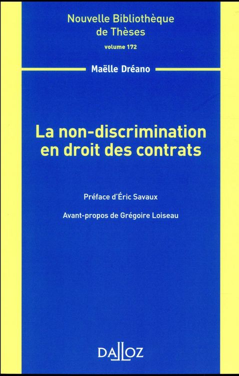Produktbild: La Non-Discrimination en Droit des Contrats