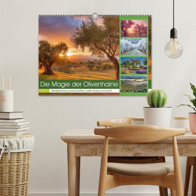 Produktbild: Die Magie der Olivenhaine (Wandkalender 2027 DIN A3 quer), CALVENDO Monatskalender