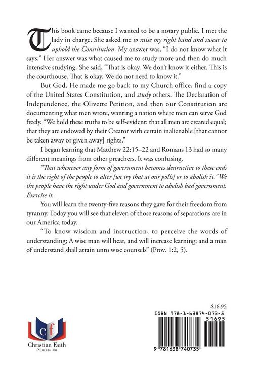Produktbild: The Bible and the Constitution