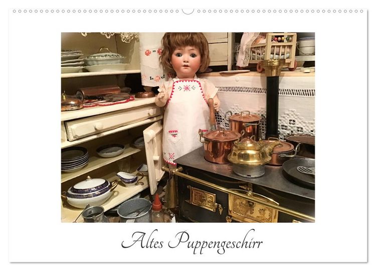 Produktbild: Altes Puppengeschirr (Wandkalender 2026 DIN A2 quer), CALVENDO Monatskalender