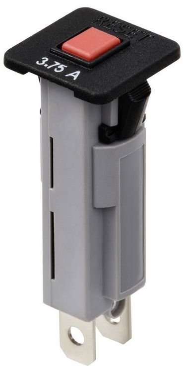Produktbild: TRU COMPONENTS TC-13401652 Leistungsschalter thermisch 125 V/AC, 250 V/AC, 32 V/DC, 50 V/DC 3.75 A 1 St.