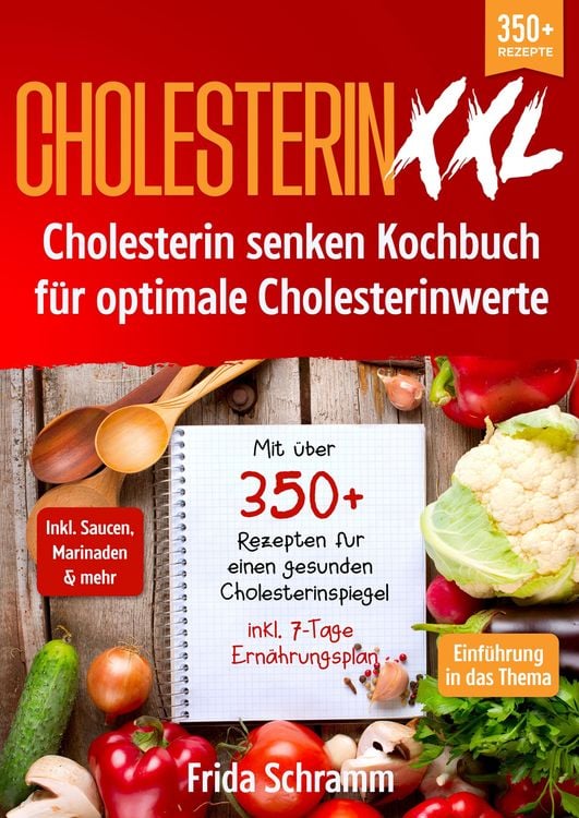 Produktbild: Cholesterin XXL - Cholesterin senken Kochbuch f&uuml;r optimale Cholesterinwerte