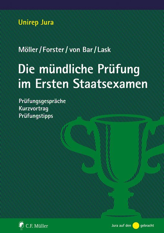 Produktbild: Die m&uuml;ndliche Pr&uuml;fung im Ersten Staatsexamen