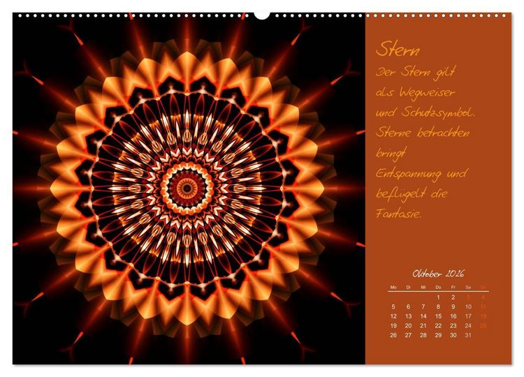 Produktbild: Kleine Chakrenlehre (Wandkalender 2026 DIN A2 quer), CALVENDO Monatskalender