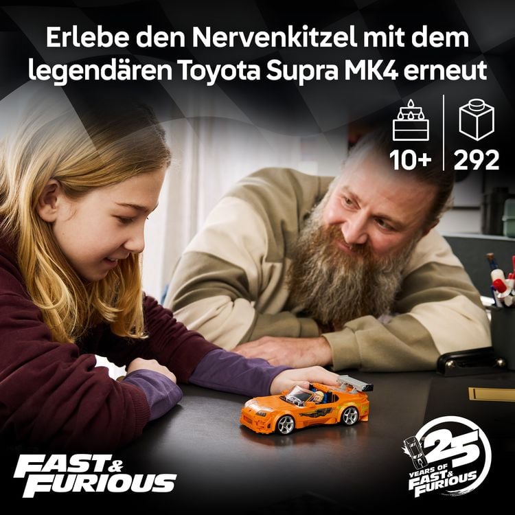 Produktbild: LEGO Speed Champions 77260 The Fast and The Furious Toyota Supra MK4
