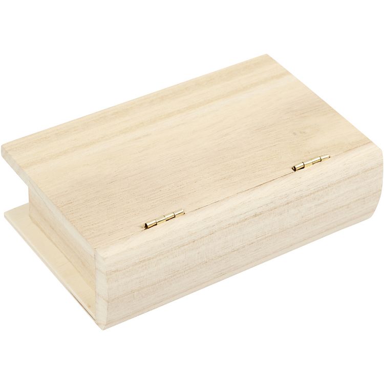 Produktbild: Creativ Company Holzbox in Buchform, Gr&ouml;&szlig;e 14x9x4 cm, 1 Stk