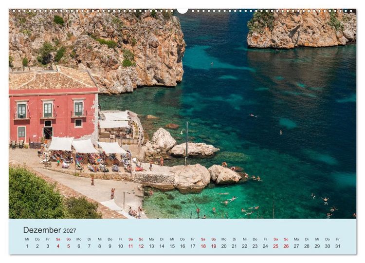 Produktbild: Sizilien &ndash; Die Insel, auf der es keinen Winter gibt (hochwertiger Premium Wandkalender 2027 DIN A2 quer), Kunstdruck in Hochglanz