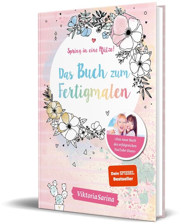 Produktbild: Spring in eine Pf&uuml;tze! Das Buch zum Fertigmalen